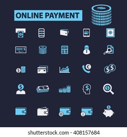 online payment icons
