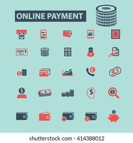 online payment icons
