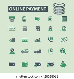 Online-Zahlungssymbole
