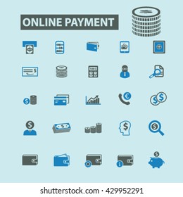 online payment icons
