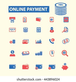 Online-Zahlungssymbole