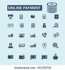 iconos de pago en línea