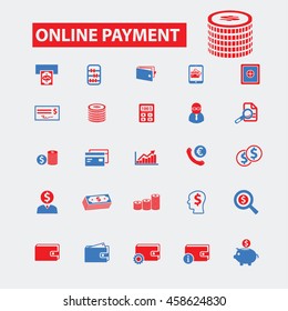 Online-Zahlungssymbole