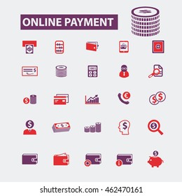 Online-Zahlungssymbole