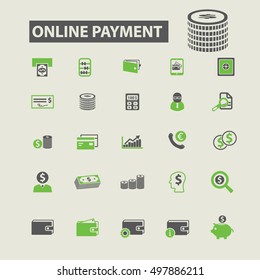 Online-Zahlungssymbole