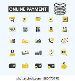 online payment icons
