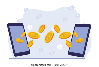 online payment isometric flat illustration