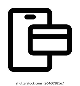 online payment line icon editable vektor