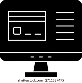 Online payment Line vector Icon Design