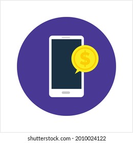 Online payment on mobile phone, Vector illustration for UI, web banner, mobile app