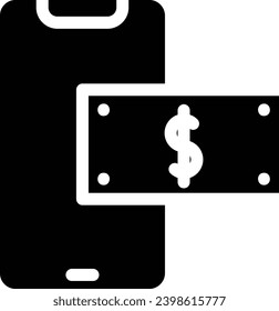 Icono de línea de pago único vectorial en línea