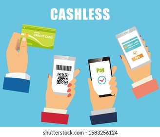 Online payment. smartphone. vector illustration . Electronic payment.