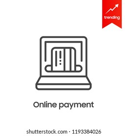 Online payment symbol