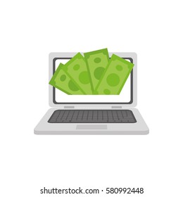 Online payment system icon vector illustration graphic design
