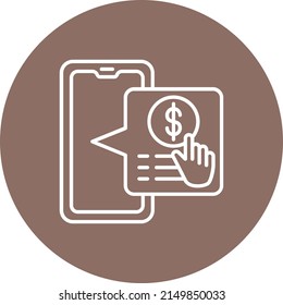 Icono del vector de pago en línea. Se puede usar para imprimir, móviles y aplicaciones web.
