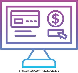 Online Payment vector icon. Can be used for printing, mobile and web applications.