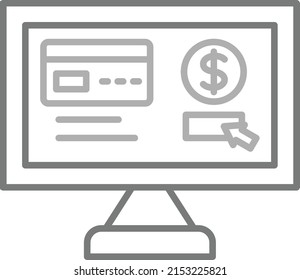 Online Payment vector icon. Can be used for printing, mobile and web applications.
