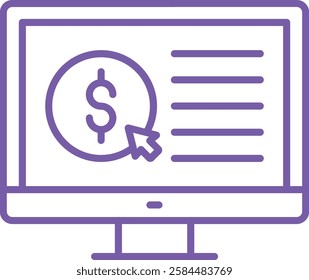 Online Payment vector icon. Can be used for printing, mobile and web applications.