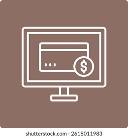 Online Payment vector icon. Can be used for printing, mobile and web applications.
