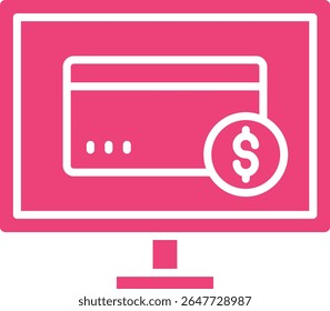 Online Payment vector icon. Can be used for printing, mobile and web applications.