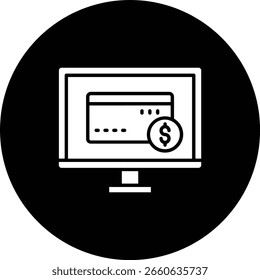 Online Payment vector icon. Can be used for printing, mobile and web applications.