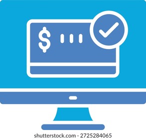 Icono de Vector de pago en línea. Se puede utilizar para aplicaciones de impresión, móviles y de Web.