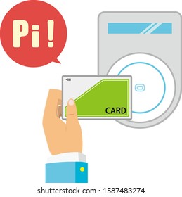 Online payment. vector illustration . Electronic payment.