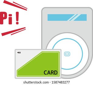 Online payment. vector illustration . Electronic payment.