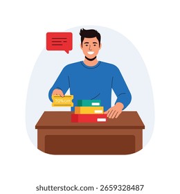 Online Payment Vector illustration. EPS 10 file