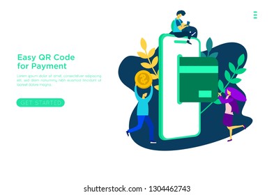 online payment vector illustration, investment management, bua nad pay for online with mobile credit card flat color hand and money