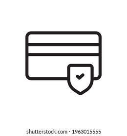 online payment Vector Outline Icon. Banking and Finance Symbol EPS 10 FIle