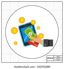 Online Payments Concept Icon