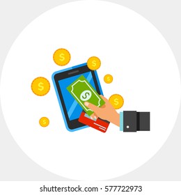 Online Payments Concept Icon