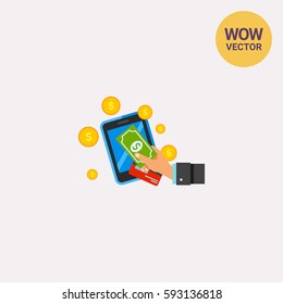 Online Payments Concept Icon
