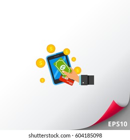 Online Payments Concept Icon