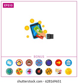 Online Payments Concept Icon