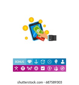 Online Payments Concept Icon
