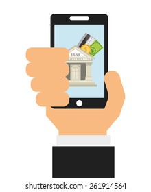 online payments design, vector illustration eps10 graphic 