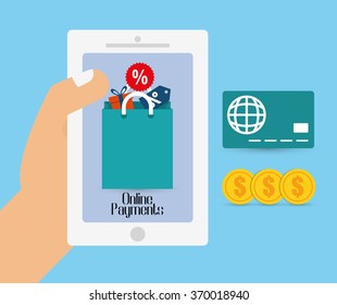 Online payments icons
