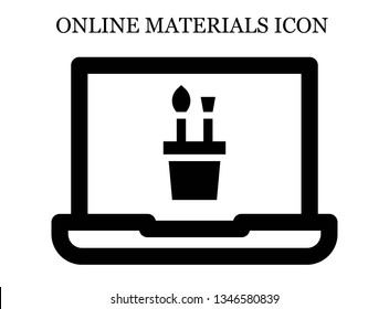 online Pencil case icon. Editable online Pencil case icon for web or mobile.