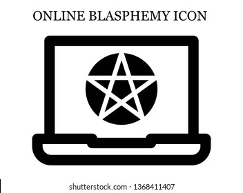 online Pentacle icon. Editable online Pentacle icon for web or mobile.