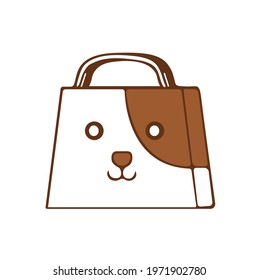 Online Pet Store Illustration logo.