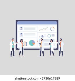 Online Pharmacy Dashboard Interface with Team Collaboration