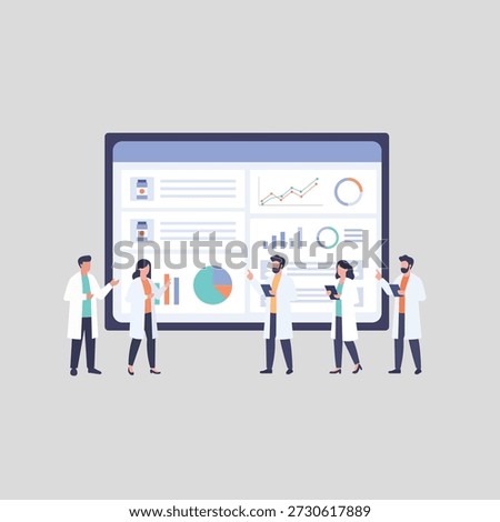 Online Pharmacy Dashboard Interface with Team Collaboration
