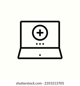 online pharmacy icon, isolated pharmacy icon in light background, perfect for website, blog, logo, graphic design, social media, UI, mobile app