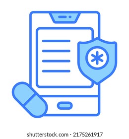 farmacia en línea Diseño de conceptos modernos, ilustración vectorial