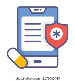 farmacia en línea Diseño de conceptos modernos, ilustración vectorial