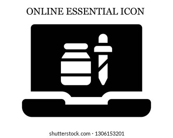 online Pipette icon. Editable online Pipette icon for web or mobile.