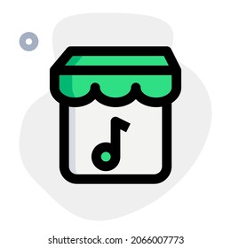 Online platform for buying music with digital rights