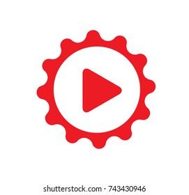 Online Play Icon Vector
